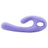 Nomi Tang Flex Bi - oppladbar vibrator med klitorisstimulator (lilla)