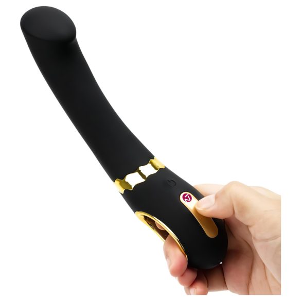 Nomi Tang Getaway Plus 2 - oppladbar G-punkt vibrator (svart-gull)