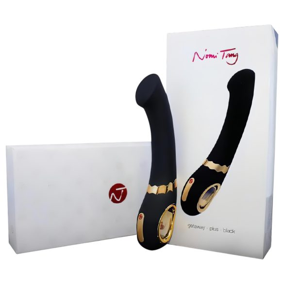 Nomi Tang Getaway Plus 2 - oppladbar G-punkt vibrator (svart-gull)