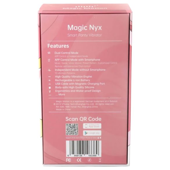 Magic Motion Nyx - vanntett klitorisvibrator (korall)