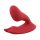 Magic Motion Umi - smart, oppladbar strap-on vibrator (rød)