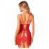 Obsessive Claussica - Babydoll & Tanga (Rød) - XL/XXL