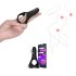 Magic Motion Rise - smart, oppladbar vibrasjonsring for penis (svart)