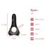Magic Motion Rise - smart, oppladbar vibrasjonsring for penis (svart)