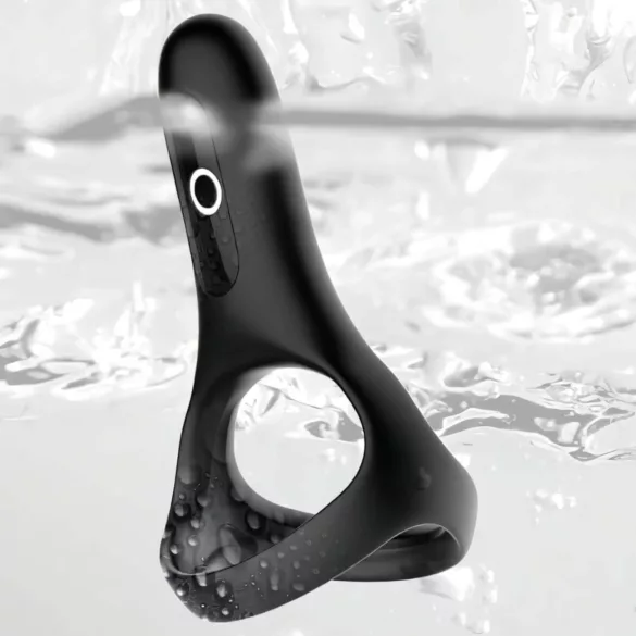 Magic Motion Rise - smart, oppladbar vibrasjonsring for penis (svart)