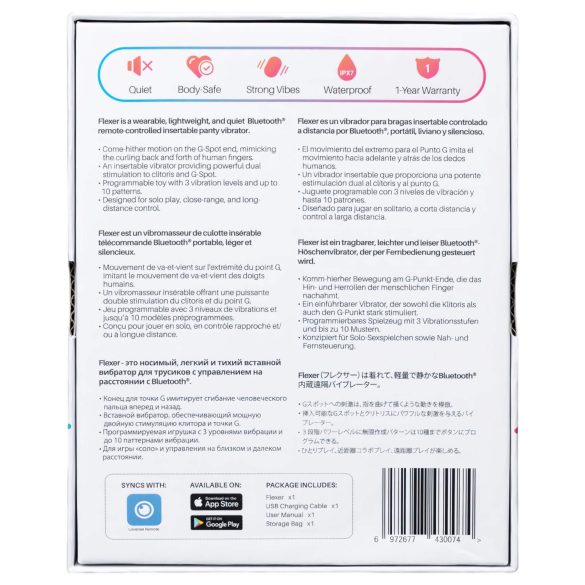 LOVENSE Flexer Truse - Oppladbar 2-i-1 vibrator (rosa)