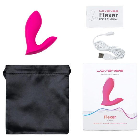 LOVENSE Flexer Truse - Oppladbar 2-i-1 vibrator (rosa)