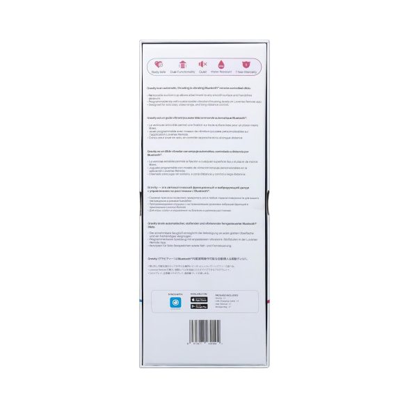 LOVENSE Gravity - oppladbar, støtende vibrator (rød)