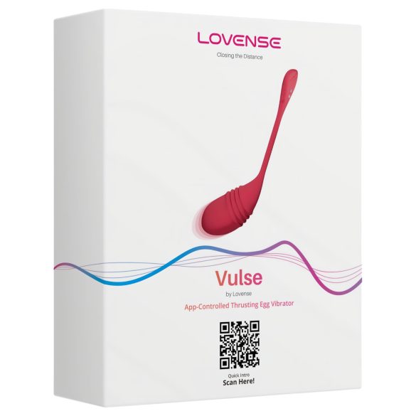 LOVENSE Vulse - smart rød vibrerende egg