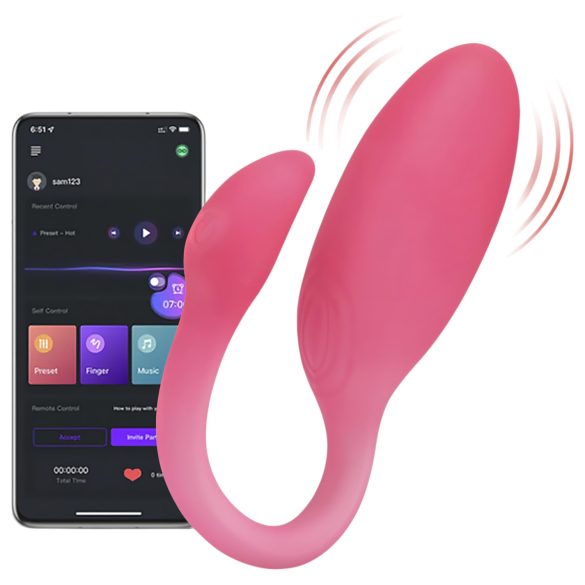 Magic Motion Flamingo Max - Smart vibrasjonsegg (rosa)