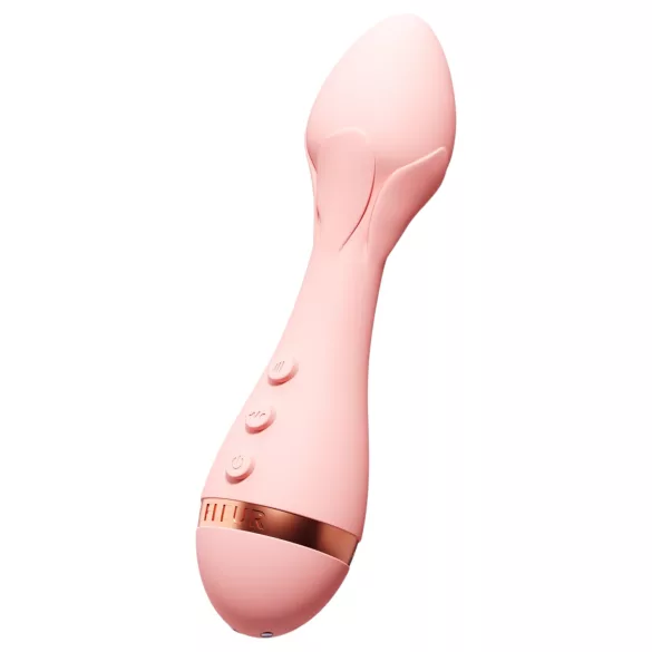 Vush Fleur - oppladbar, vanntett massasjevibrator (rosa)