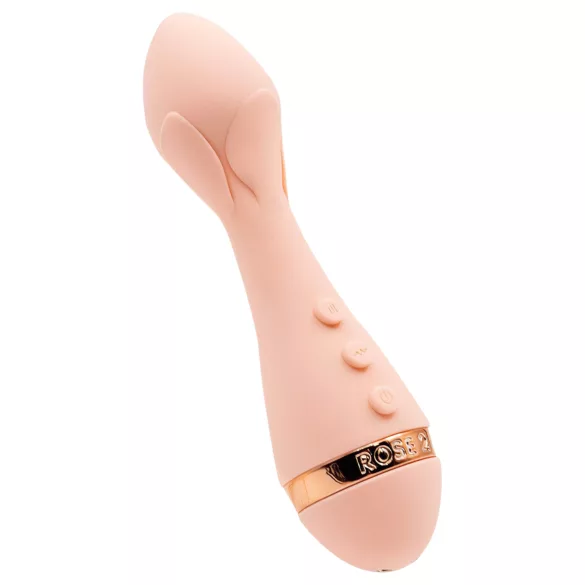 Vush Fleur - oppladbar, vanntett massasjevibrator (rosa)