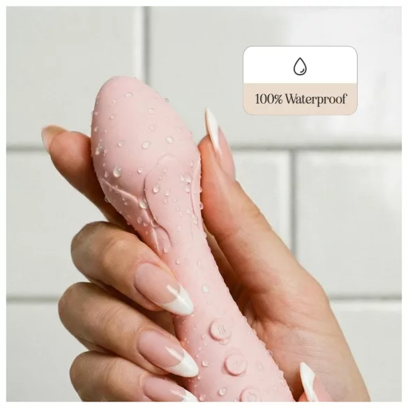 Vush Fleur - oppladbar, vanntett massasjevibrator (rosa)