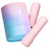 Vush Pop Gloss - oppladbar, vanntett mini vibrator (rosa)