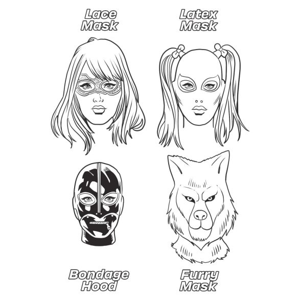 WoodRocket - Oppdag fetishens verden - voksen fargebok