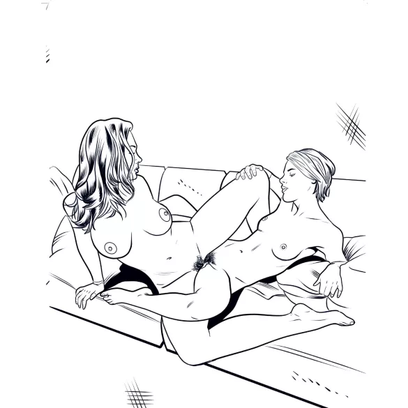 WoodRocket - lesbisk porno voksensexfargeleggingsbok