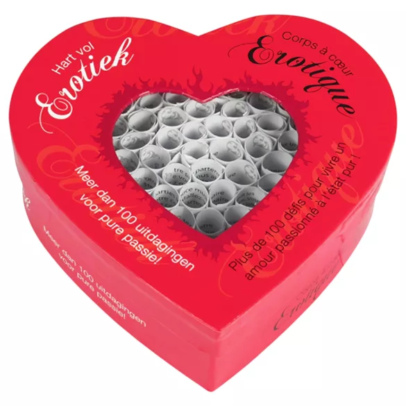 Tease & Please Erotic Heart - erotisk selskapslek (nederlandsk‑fransk)
